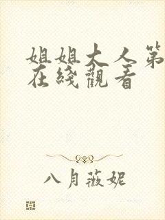 姐姐大人第4集在线观看