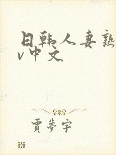 日韩人妻熟女av中文