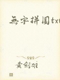 无字拼图txt封面