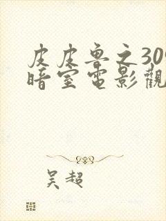 皮皮鲁之309暗室电影观看