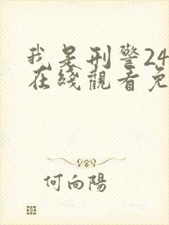 我是刑警24集在线观看免费