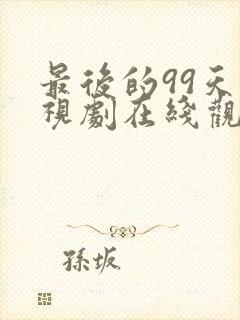 最后的99天电视剧在线观看