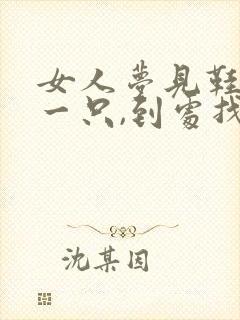 女人梦见鞋丢了一只,到处找?封面