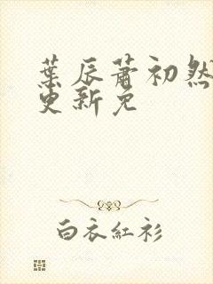 叶辰萧初然最新更新免