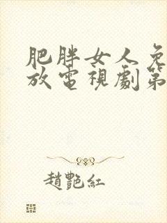 肥胖女人免费播放电视剧第12集