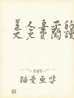 美人妻子的泪全文免费阅读最新章节