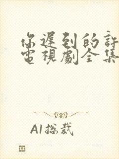 你迟到的许多年电视剧全集免费播放