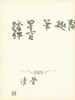 踏星 笔趣阁无弹窗