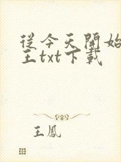 从今天开始做藩王txt下载
