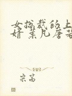 女总裁的上门女婿 叶凡唐若雪