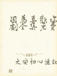 因为喜欢你电视剧全集免费观看