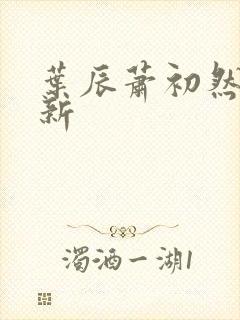 叶辰萧初然有更新