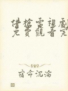 借枪电视剧全集免费观看完整版高清封面