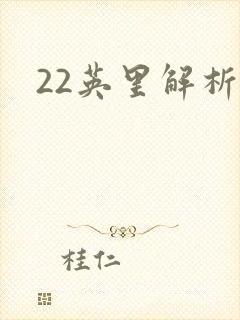22英里解析