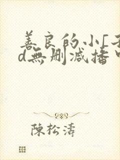 善良的小[子hd无删减播中文封面