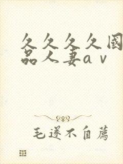 久久久久国产精品人妻aⅴ