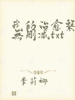 我的治愈系游戏无删减txt