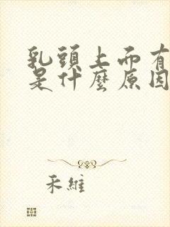 乳头上面有疙瘩是什么原因