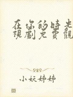 在你的时光里电视剧免费观看