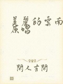 美丽的云南歌曲原唱封面