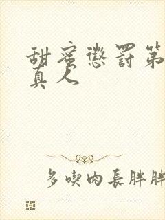 甜蜜惩罚第2季真人