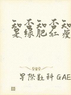 知否知否知否应是绿肥红瘦高清