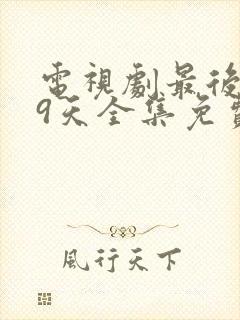 电视剧最后的99天全集免费封面