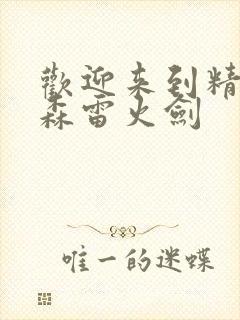 欢迎来到精灵之森雷火剑