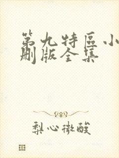 第九特区小说未删版全集封面