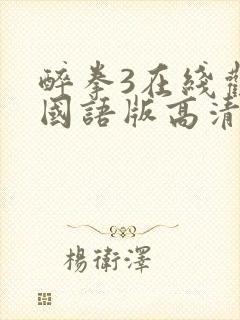 醉拳3在线观看国语版高清封面