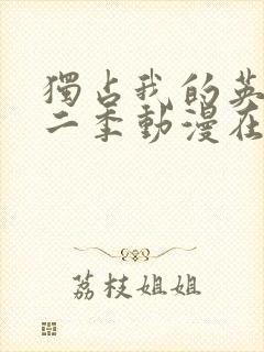 独占我的英雄第二季动漫在线观看封面