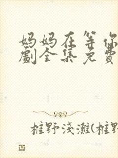 妈妈在等你电视剧全集免费观看完整版