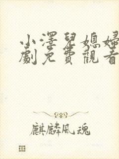 小泽儿媳妇电视剧免费观看