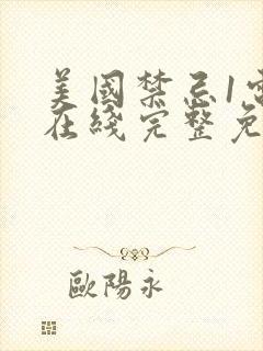 美国禁忌1电影在线完整免费观看封面