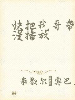 快把我哥带走动漫播放