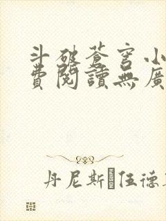 斗破苍穹小说免费阅读无广告无弹窗