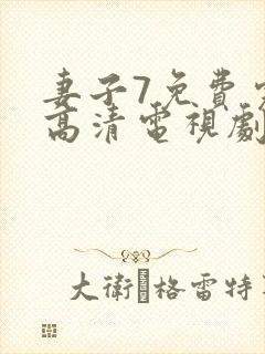 妻子7免费完整高清电视剧在线看