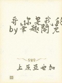 哥,你是我的了by笔趣阁免费阅读在线封面