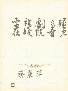 电视剧《归路》在线观看免费高清全封面