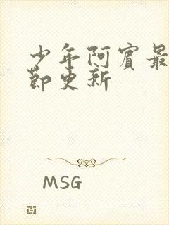 少年阿宾最新章节更新