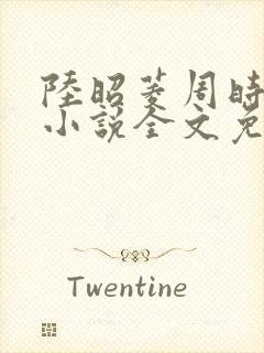 陆昭菱周时阅的小说全文免费阅读封面