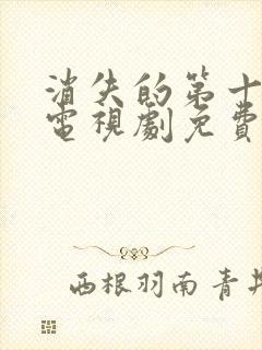 消失的第十一层电视剧免费观看