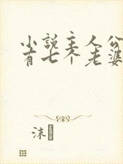 小说主人公林尘有七个老婆