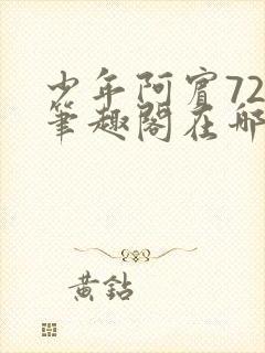 少年阿宾72章笔趣阁在哪看