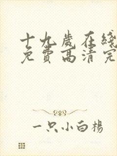 十九岁在线观看免费高清完整版电视剧封面