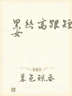 黑丝高跟短裙美女