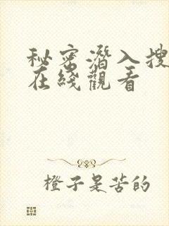 秘密潜入搜查官在线观看