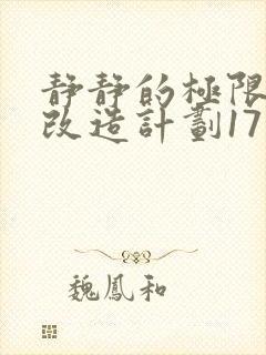 静静的极限自我改造计划17封面