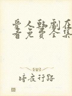 爱人韩剧在线观看免费全集电视剧高清