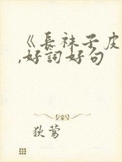 《长袜子皮皮》,好词好句